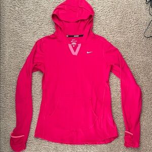 Nike Running Women's Dri-Fit Pink Hoodie Pullover